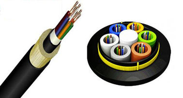 Qualité  24core All Dielectric ADSS Non Metallic  self-supporting aerial  Fiber Optic Cable usine