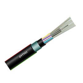Qualité  6 Core Outdoor Fiber Optic Cable Single Mode For Direct Buried with PE outer sheath usine