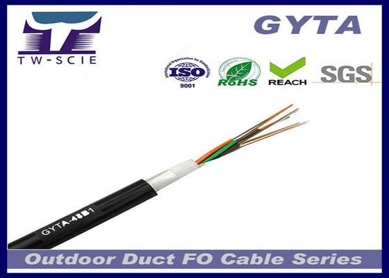 GYTA/GYTA53 a échoué la fibre extérieure le fil d'acier de câble qu'optique métallique renforcent le membre avec le modèle simple