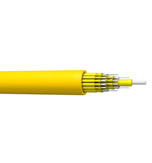 Utilisation à l'intérieur MTP/MPO câble blindé à fibre optique à enveloppe simple micro 2 à 24 cœurs