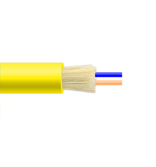 Cable de patch en fibre optique à double jacket rond flexible pour les centres de données à haute densité et les applications de commutation