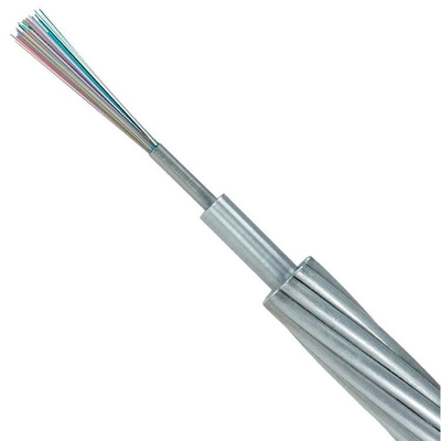 Cable à fibre optique OPGW en acier plaqué en aluminium sur mesure pour l'installation de réseaux FTTH FTTB FTTX