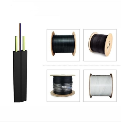 2/ 4 Cable optique à fibre optique FTTH LSZH à l'intérieur Cable à goutte en mode unique