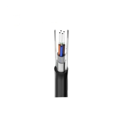 Cable optique à fibre optique mono-mode central à tube unique en acier ondulé