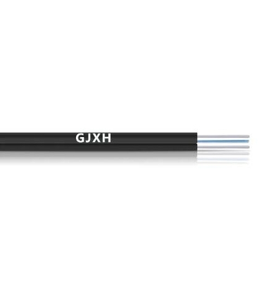 2 cœurs mono-mode avec 2 câbles optiques parallèles en FRP FTTH GJXH