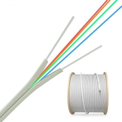 Flexible 2 6 noyau G657 A1 G 657a1 Téléphérique FTTH à fibre optique