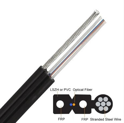 Cable à fibre optique aérien câble optique en acier renforcé FTTX FTTH FTTR