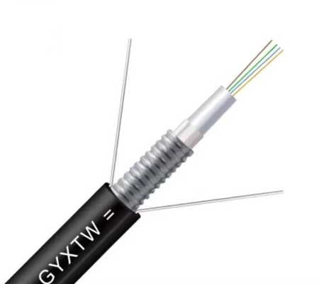 6 Modèle multimode de base extérieur câble optique à fibre blindée GYXTW