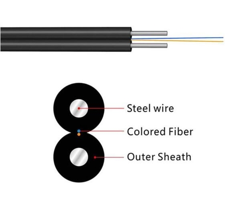 Le câble de décharge FTTH 1 CORE G657A2 G657A1 câble à fibre optique