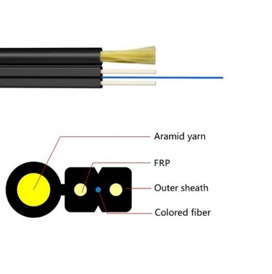 Le câble de décharge FTTH 1 CORE G657A2 G657A1 câble à fibre optique