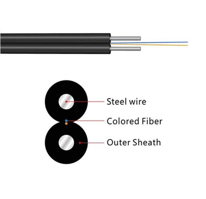 Le câble de décharge FTTH 1 CORE G657A2 G657A1 câble à fibre optique
