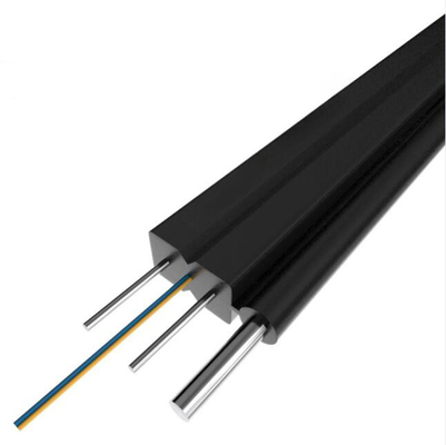 Cable optique en fibre optique extérieur à 4 cœurs plat auto-supportant FTTH
