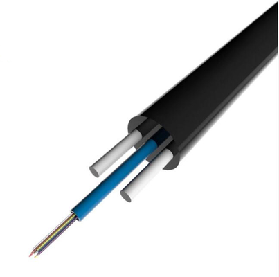 Cable optique en fibre optique extérieur à 4 cœurs plat auto-supportant FTTH