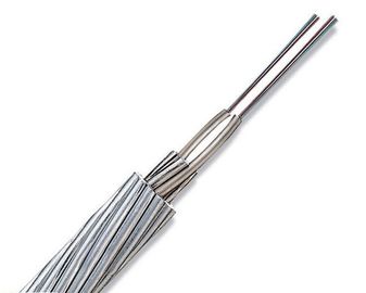 Câble moulu aérien composé optique clading en aluminium 72core OPGW d'acier inoxydable