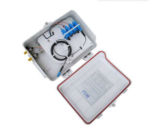 Boîte de distribution optique de fibre de 16 noyaux Euipped avec des tresses et des adaptateurs
