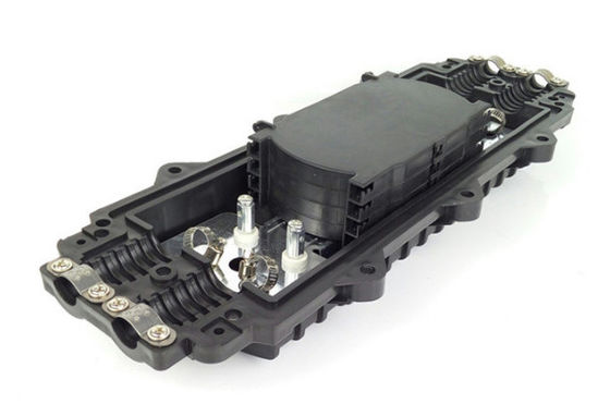 Type horizontal couleur noire de câble de 36 noyaux de fermeture de fibre optique de joint