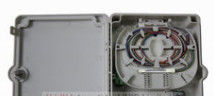 Noyaux optiques légers de la boîte de distribution de fibre 8 avec la glande de câble 6 - 11mm