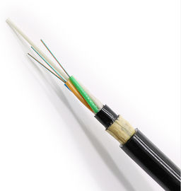 Câble non métallique à double gaine légère ADSS pour câble à fibre optique pour l'extérieur pour télécommunication de puissance