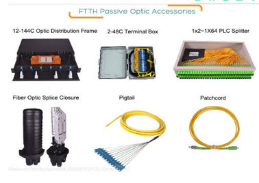 Stabilité de haute température de câble optique de fibre de tresse polonais d'UPC/RPA