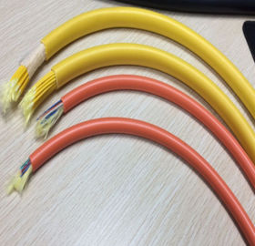 Câble optique fait sur commande de fibre de 6 noyaux d'OEM de la Chine, longévité élevée de câble optique de fibre d'évasion