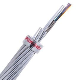 Le fil de masse de fibre optique échoué, 24 creusent l'effort de preuve de câble optique de fibre ≥0.69GPa