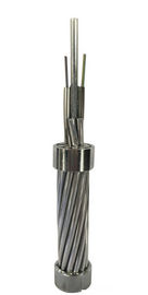 48 erreur de concentricité de revêtement de revêtement de plaqué-acier d'aluminium de câble optique de fibre du noyau OPGW