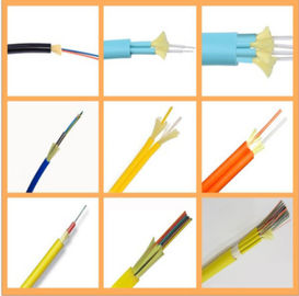 Câble optique extérieur de fibre d'évasion de haute résistance, câble de distribution optique multi de fibre