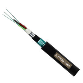 Cable souterrain GYTA 53 12 câble à fibre optique à double armure et enveloppe PE