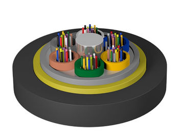 Câble optique blindé flexible diélectrique de fibre d'OEM haut ADSS aucun matériel en métal dans la structure