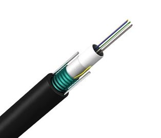Câble optique extérieur de fibre de GYXTW pour la gaine externe de PE du système SM de LAN