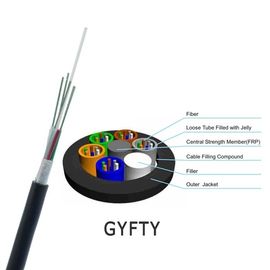 Câble optique non blindé échoué de fibre de tube de 144 noyaux lâchement