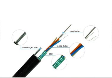 Câble Ethernet blindé d'optique des fibres du fil en verre GYFTY-FS
