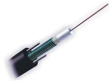 Câble Ethernet blindé d'optique des fibres du fil en verre GYFTY-FS