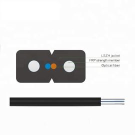 1/2/4 Core avec gaine LSZH GJXH/GJXFH FTTH FRP câble de dérivation monomode pour intérieur