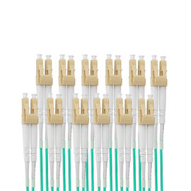 Câbles optiques 3M Multimode Connector de 1 du morceau MPO-LC 24 du noyau MPO OM3 de fibre corde de correction