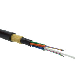 72 câble optique aérien non-metalic de fibre ADSS de soutien auto- extérieur de Tout-diélectrique du noyau