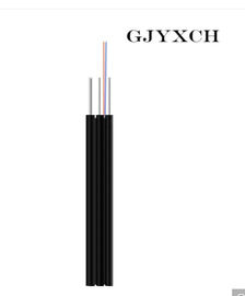 Câble d'intérieur de membre-FTTH de force de matériel de fil de Kevlar de câble optique de fibre de gaine de LSZH