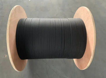 Câble d'interface noir optique de la veste FTTH de câble d'intérieur de fibre avec la fibre G657A1 pour d'intérieur