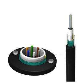 GYXTW Central Loose Tube Fiber Optic Cable haute résistance à l'hydrolyse avec enveloppe extérieure PE