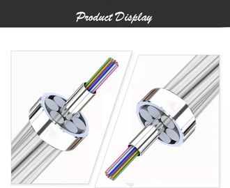 Câble optique aérien extérieur de fibre de fil de terre optique de la longue durée de vie OPGW de 24 noyaux