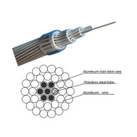 le câble optique hybride en aluminium de fibre du système d'alimentation de tube OPGW/OPPC/OPLC 96core adaptent le constructure aux besoins du client