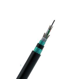 48 câble blindé échoué enterré direct optique blindé de tube lâche du câble GYTS53 de fibre de noyaux