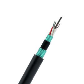 96 câble blindé échoué enterré direct optique blindé de tube lâche du câble GYTS53 de fibre de noyaux