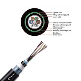 GYTA/GYTS53 a échoué le noyau du fil d'acier 288 avec le câble optique extérieur en vrac de fibre de mode unitaire