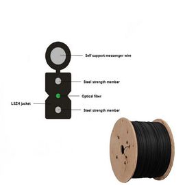 Câble optique d'intérieur extérieur de fibre du câble d'interface de FTTH GJYXCH/GJYXFCH pour le réseau à la maison