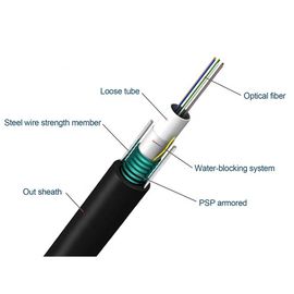 GYXTW 20 Cœur à mode unique Central Loose Tube Outdoor Aerial et câble optique à conduits