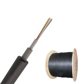 Câble optique de fibre de SM extérieur d'antenne et de conduit de tube de noyau d'OEM GYXTY 8 de gaine externe lâche centrale de PE