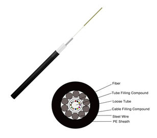 GYXTY 10 Core Central Loose Tube Outdoor Aerial and Duct Single Mode Cable à fibre optique