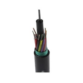 Câble optique aérien extérieur échoué par tube lâche de fibre de mode unitaire de noyau du conduit 24 de GYTS