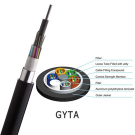 24 tubes lâches de noyau ont échoué l'antenne de GYTA et le câble optique de fibre de la Chine de mode unitaire de noyau du conduit 96